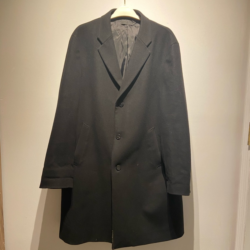 Uniqlo wool jacket men’s black XL